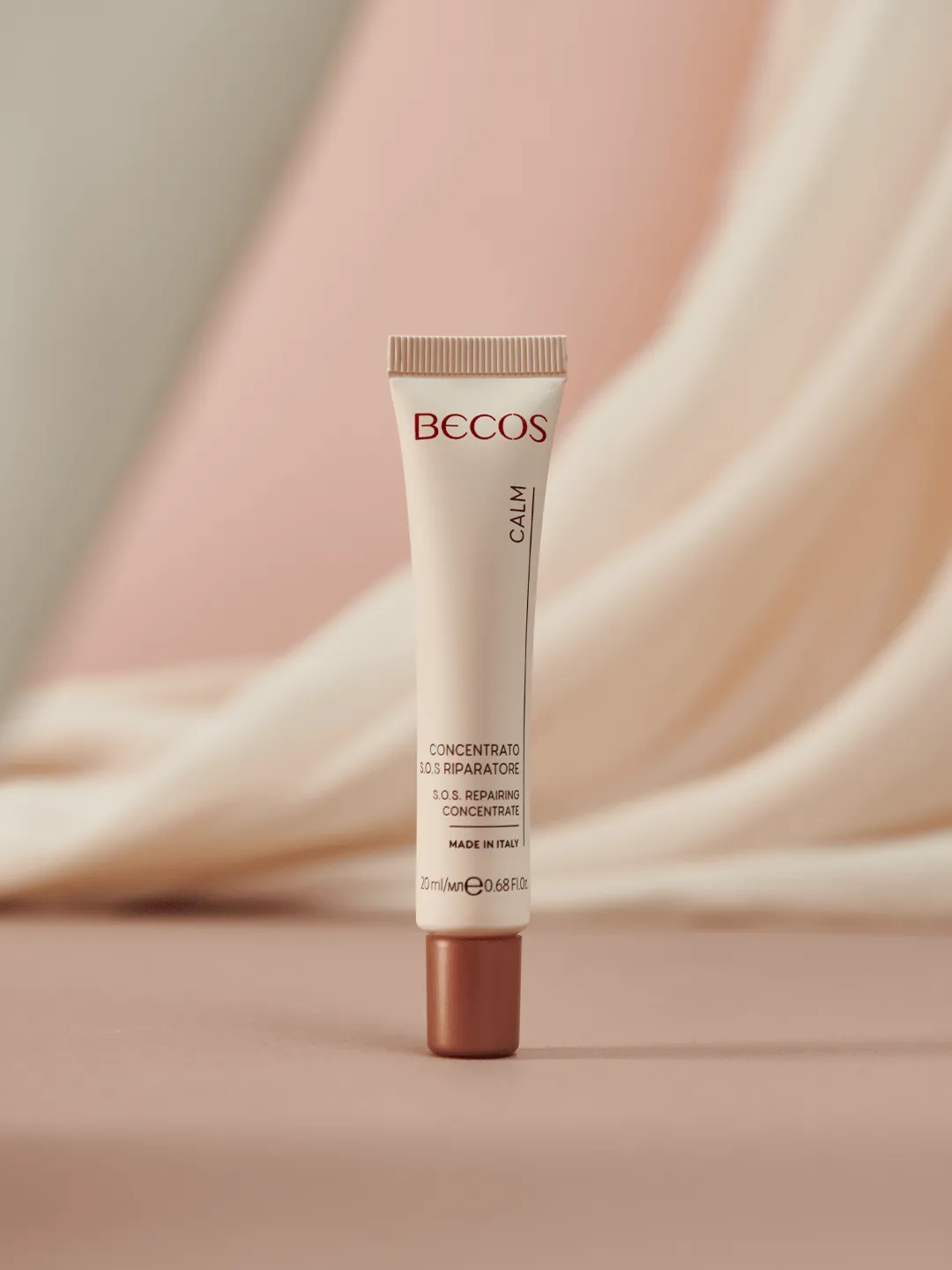 La crema viso anti rossore di Becos.